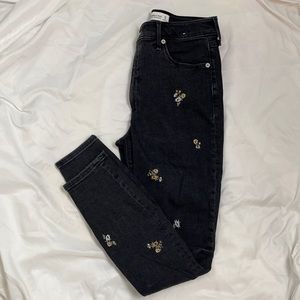 High Rise Super Skinny Ankle Jean